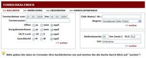 Turnierkalender (Quelle: Screenshot golf.de) Turnierkalender (Quelle: Screenshot golf.de)