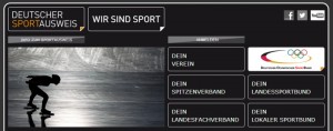 Sportausweis Webseite